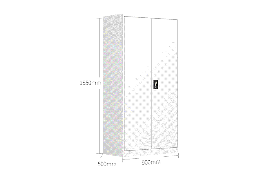 文件更衣柜-白色